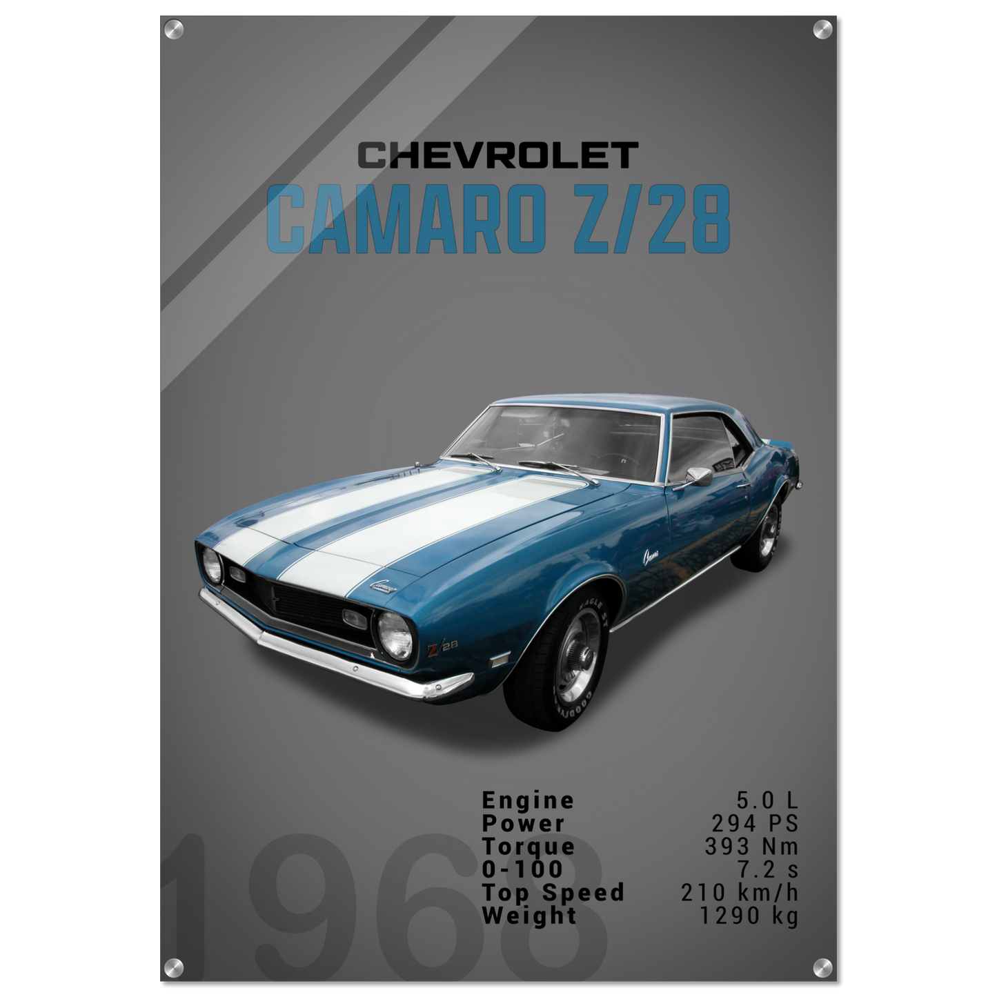 Chevorlet Camaro Z28 1968 (CHEVY14D)