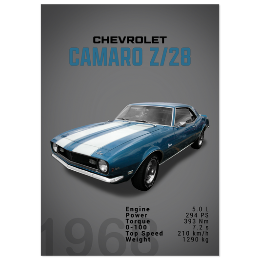 Chevorlet Camaro Z28 1968 (CHEVY14D)