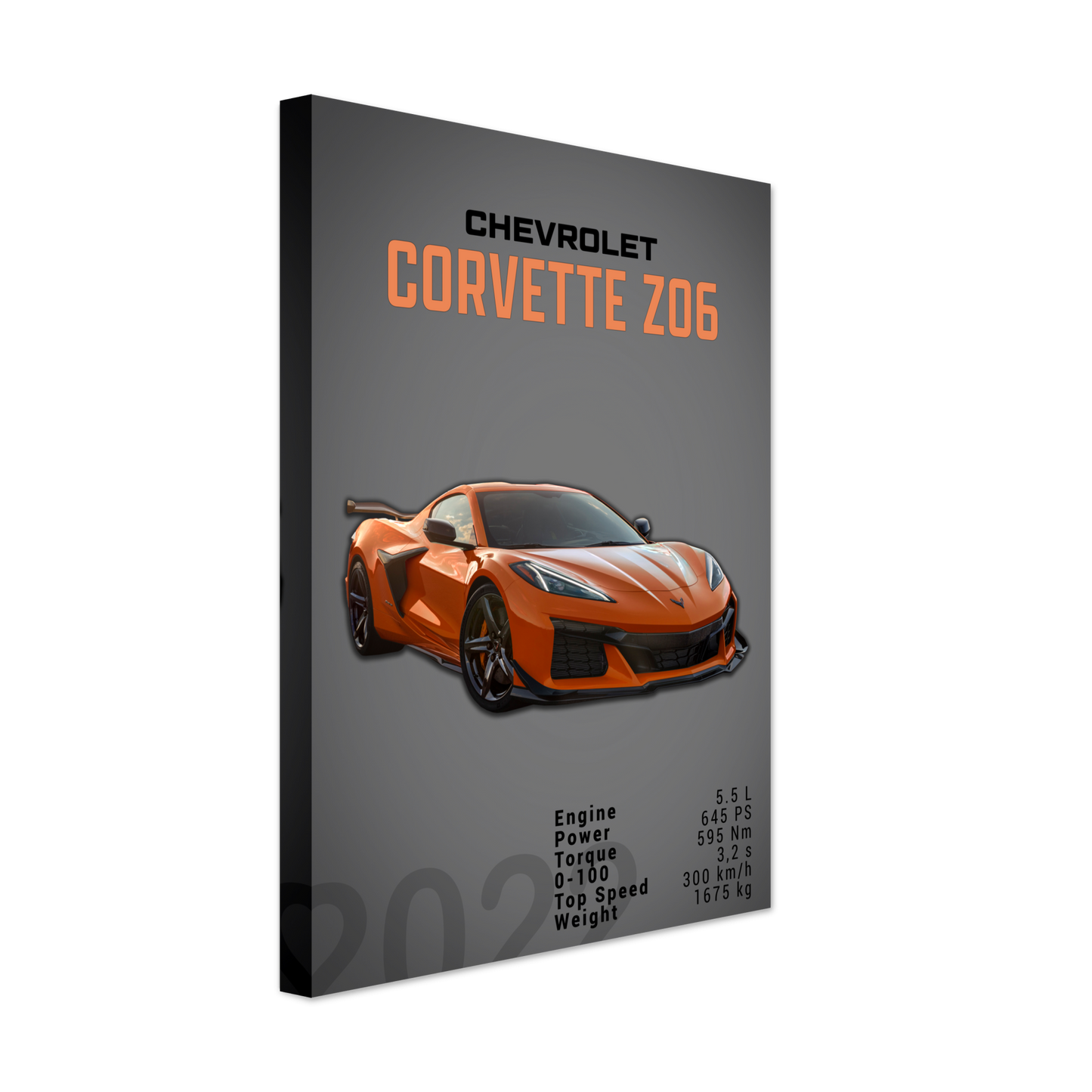 Chevrolet Corvette 2022 Z06 C8 (CHEVY01D)