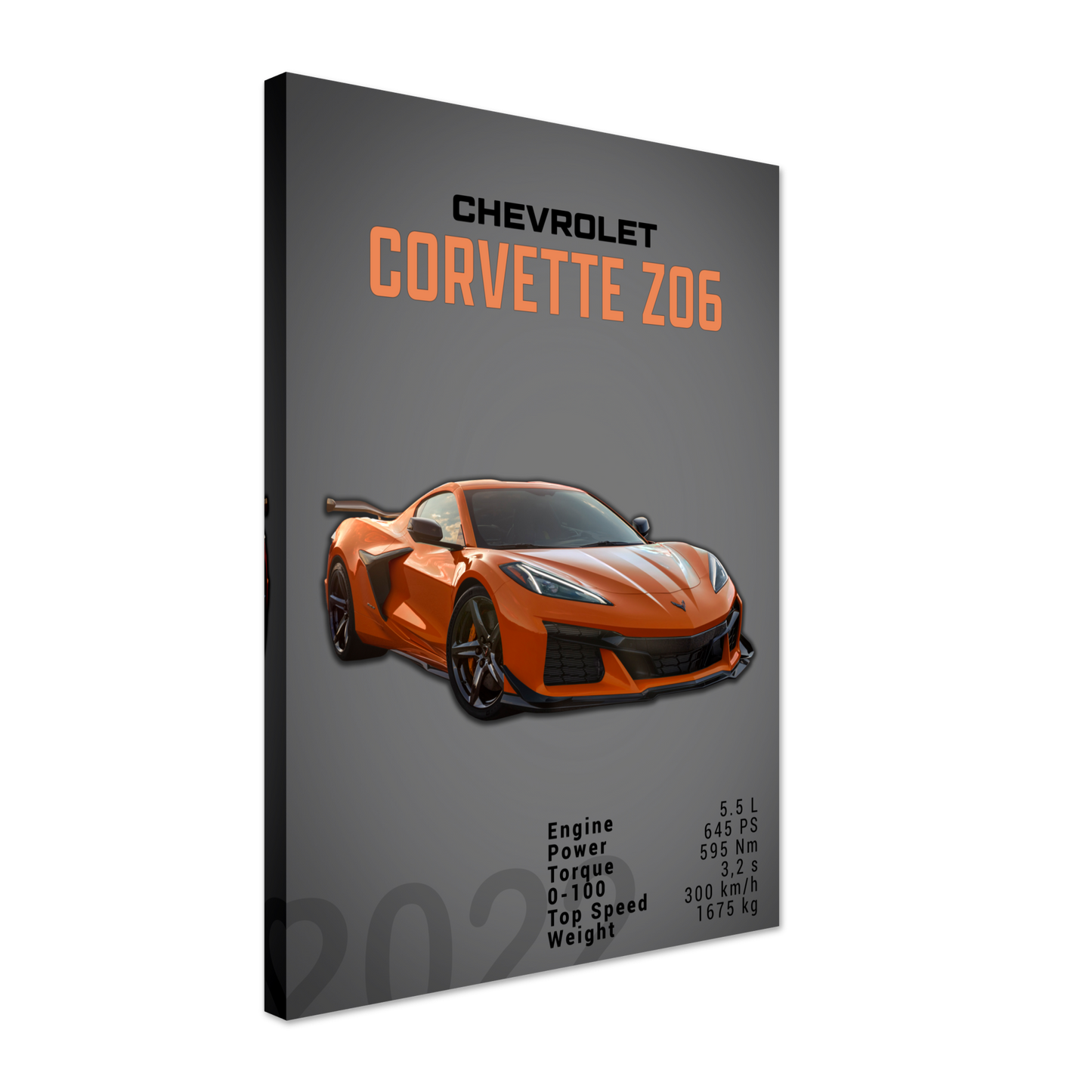 Chevrolet Corvette 2022 Z06 C8 (CHEVY01D)