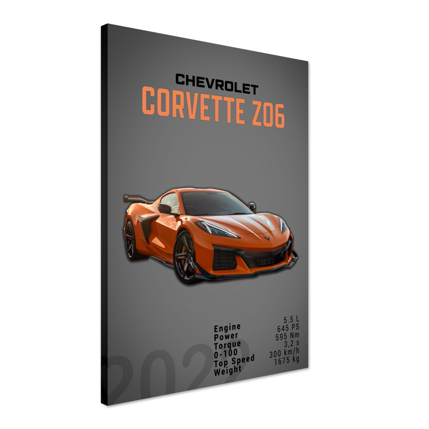 Chevrolet Corvette 2022 Z06 C8 (CHEVY01D)