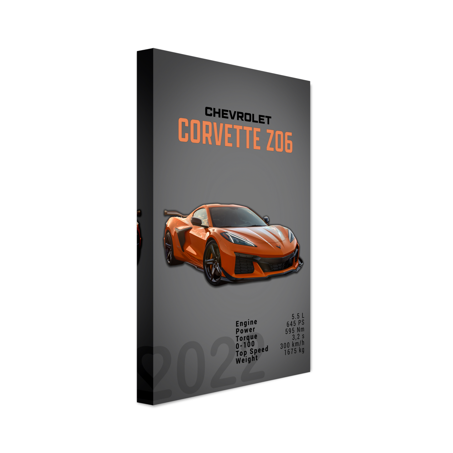 Chevrolet Corvette 2022 Z06 C8 (CHEVY01D)
