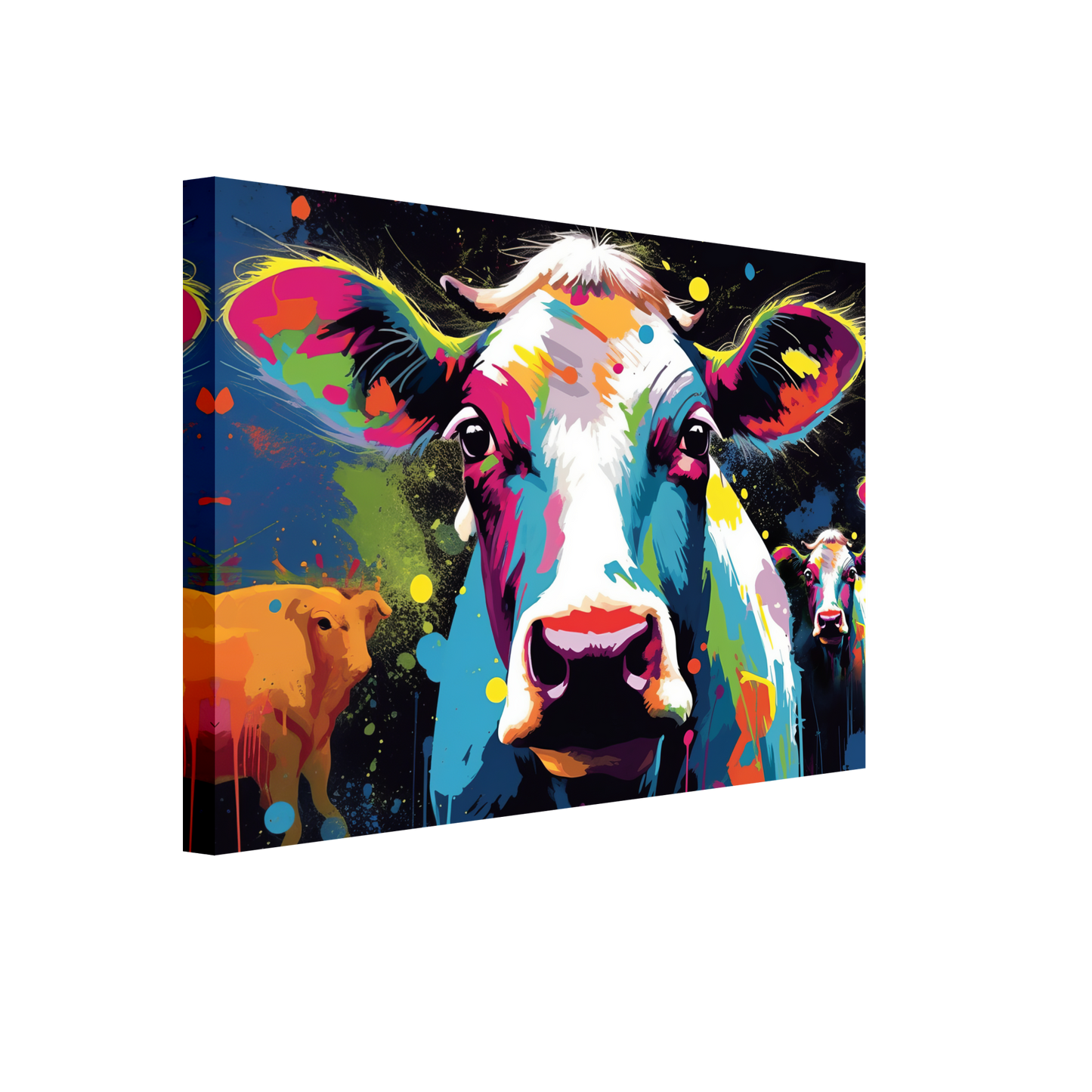 Kuh Kühe Pop-Art (COW09)