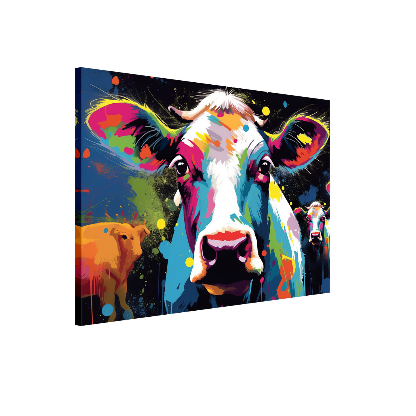 Kuh Kühe Pop-Art (COW09)