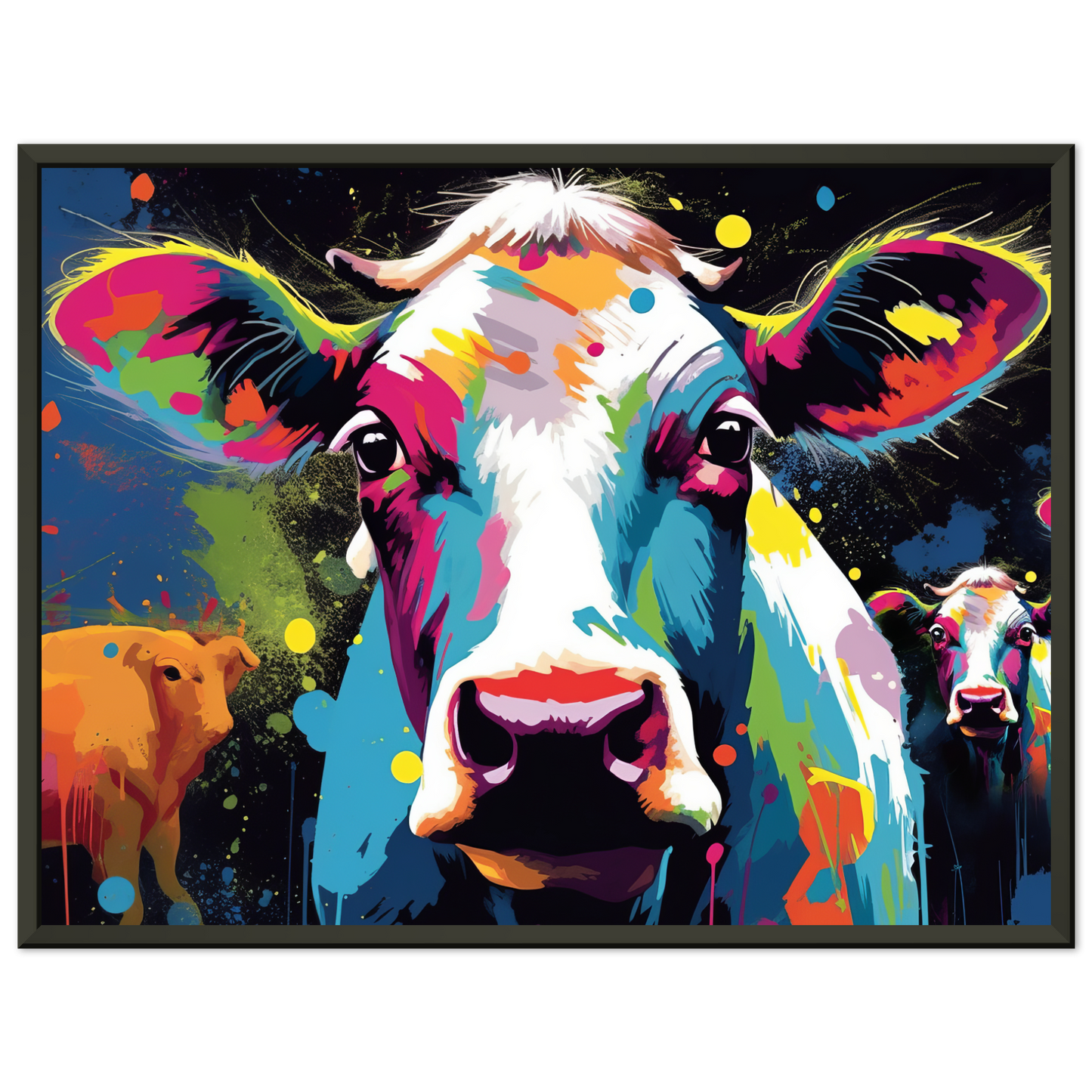 Kuh Kühe Pop-Art (COW09)
