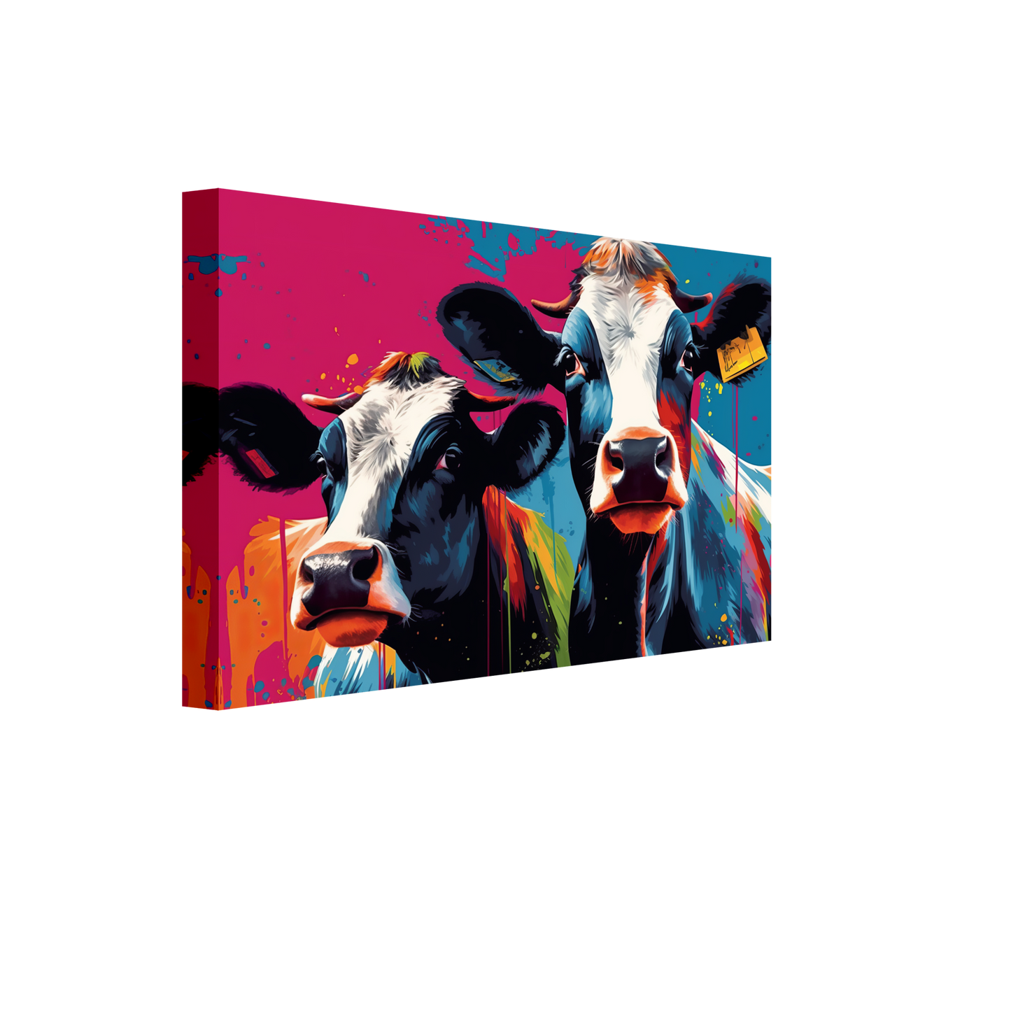 Kuh Kühe Pop-Art (COW10)
