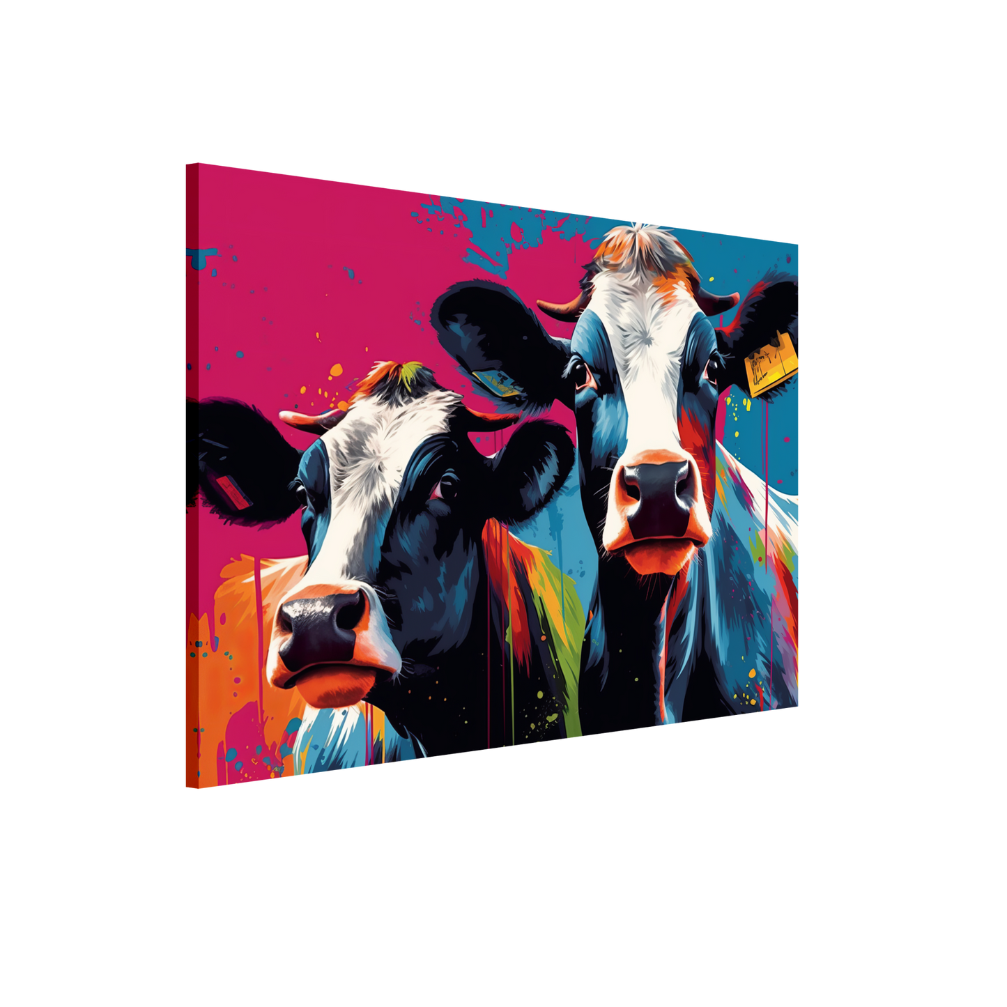 Kuh Kühe Pop-Art (COW10)