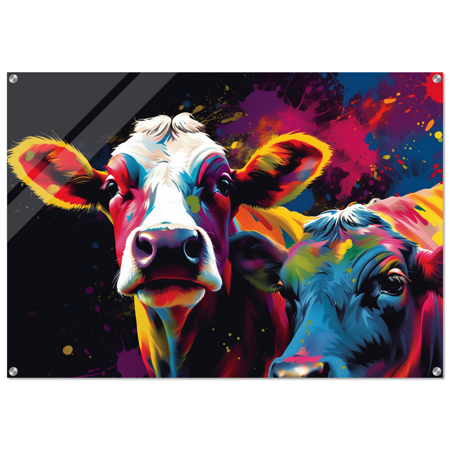 Kuh Kühe Pop-Art (COW12)