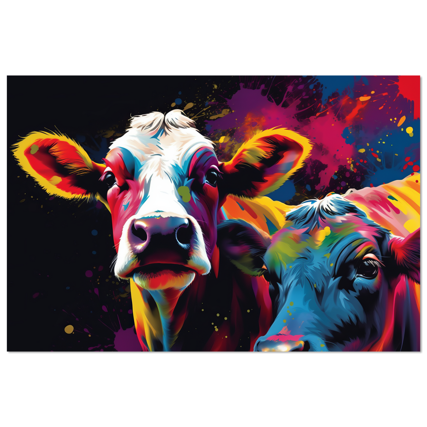 Kuh Kühe Pop-Art (COW12)
