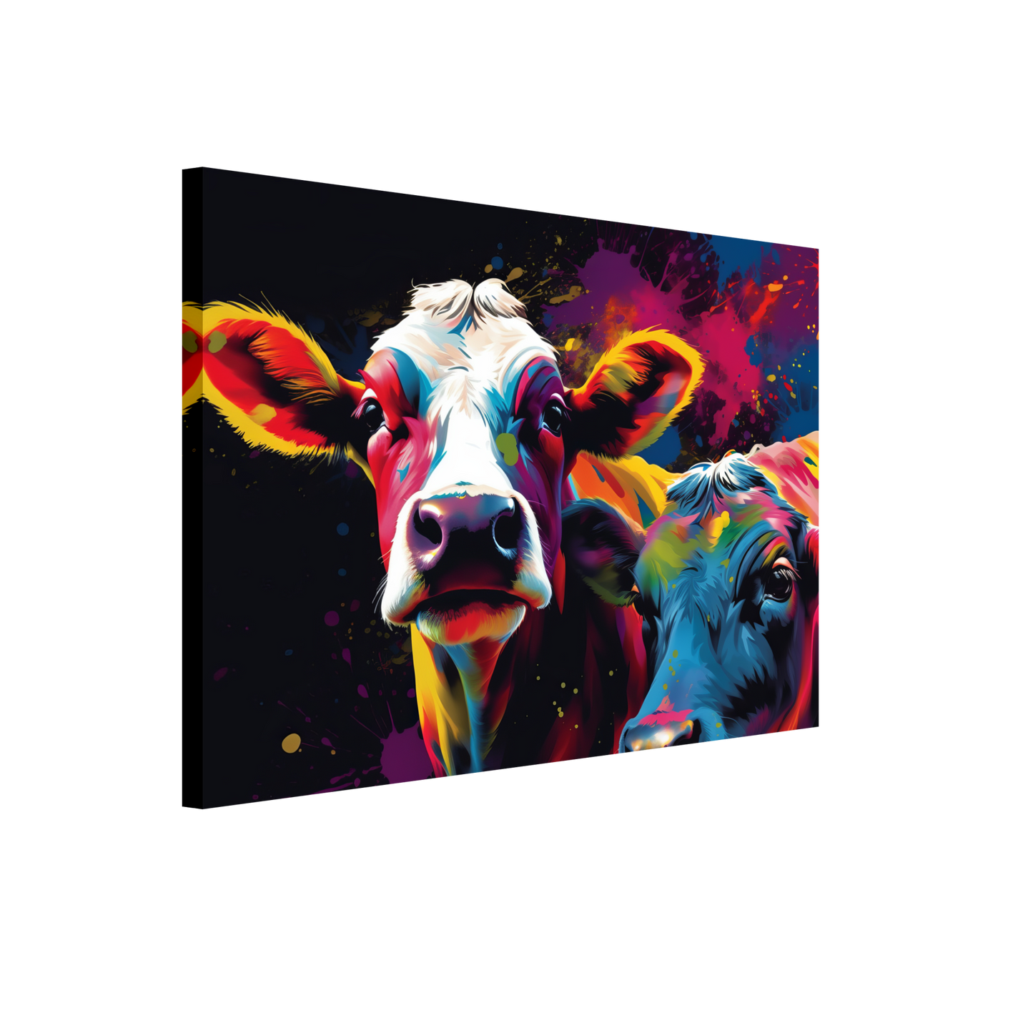 Kuh Kühe Pop-Art (COW12)