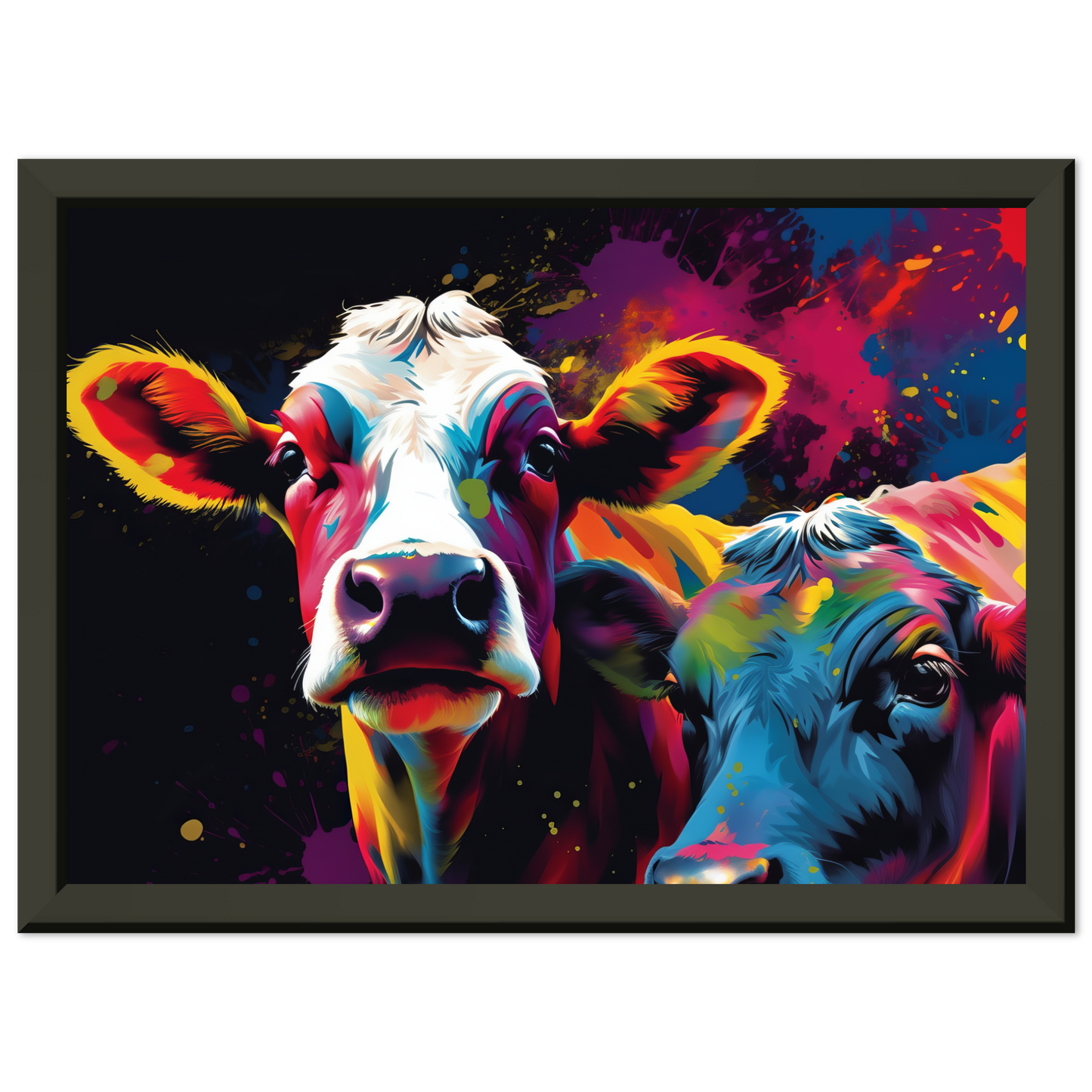 Kuh Kühe Pop-Art (COW12)