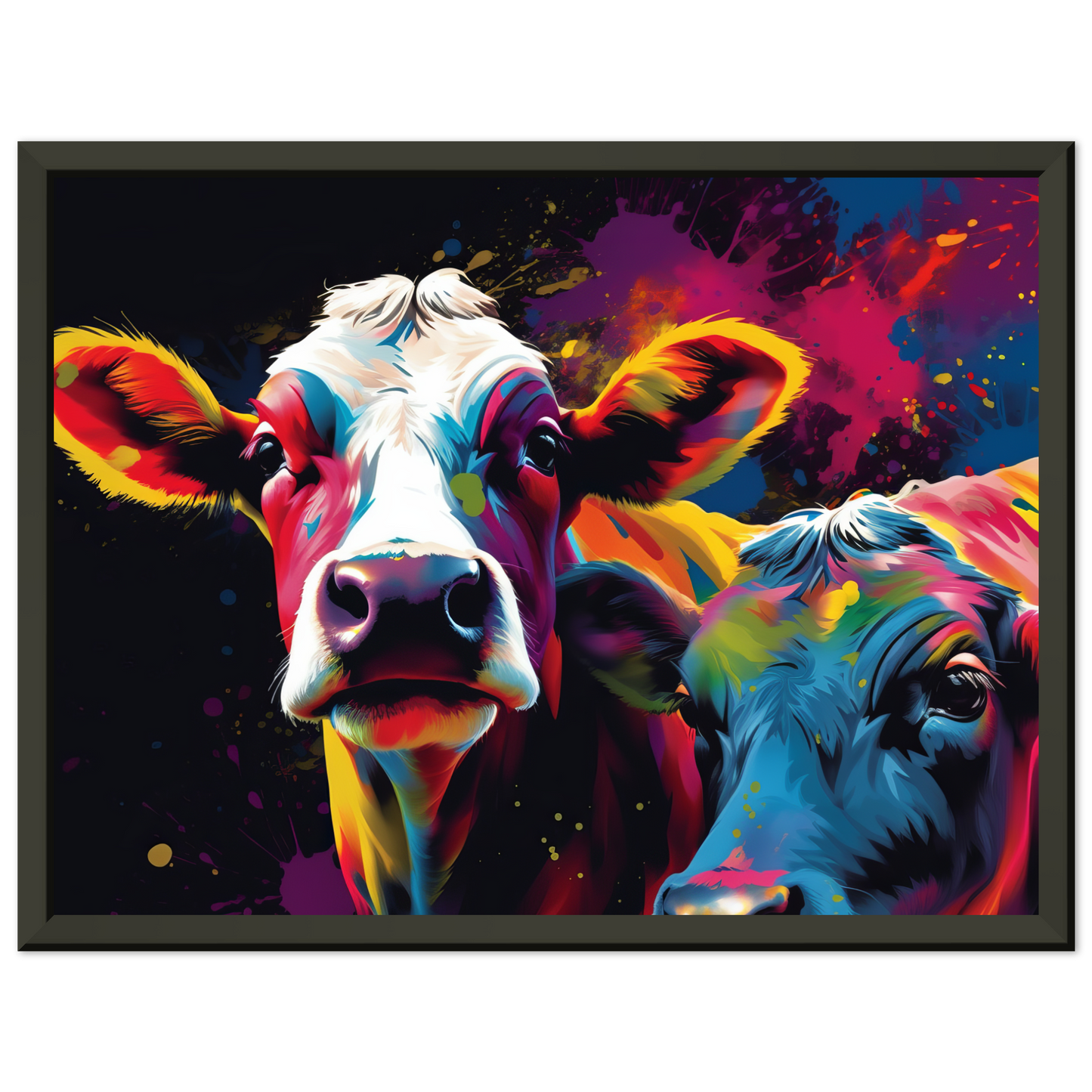 Kuh Kühe Pop-Art (COW12)