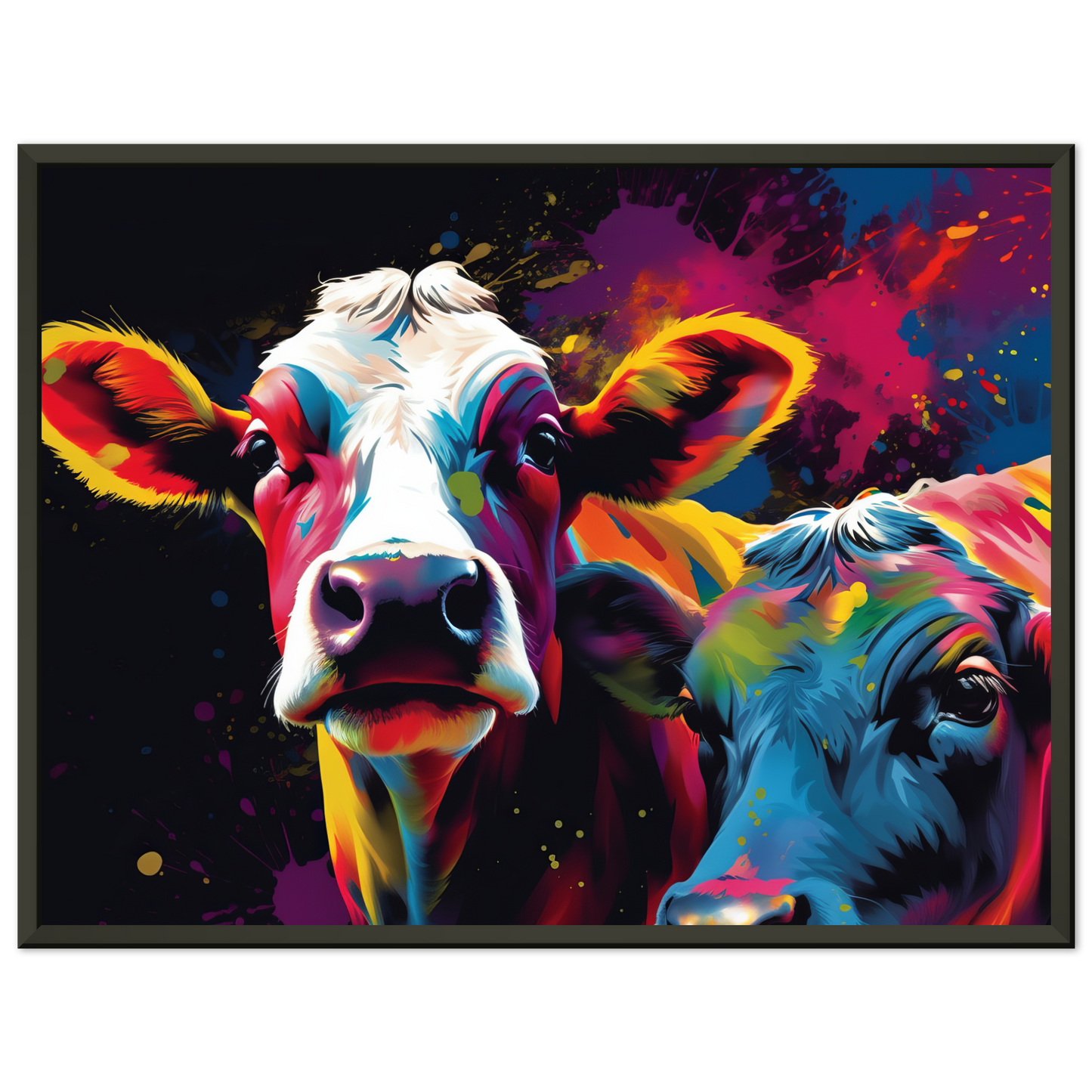 Kuh Kühe Pop-Art (COW12)