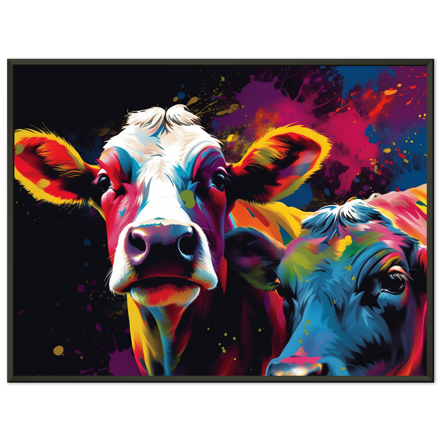Kuh Kühe Pop-Art (COW12)