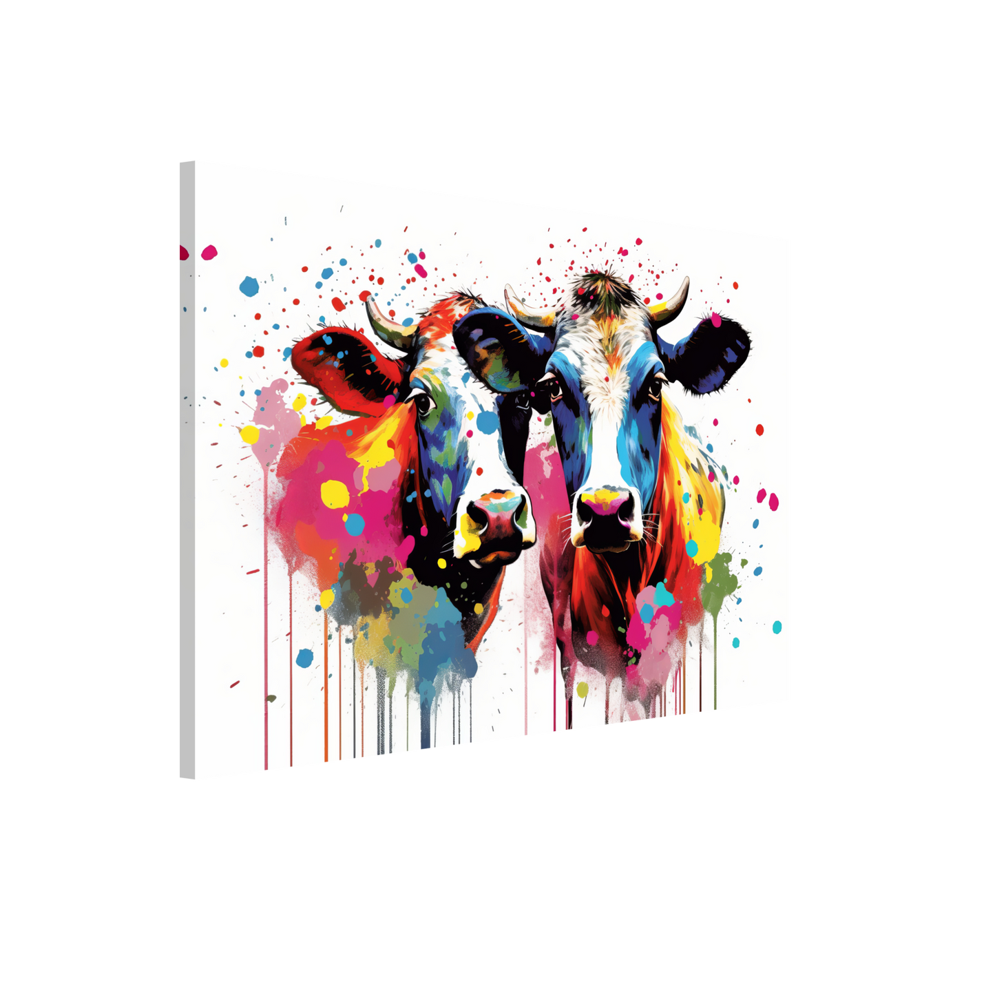 Kuh Kühe Pop-Art (COW14)