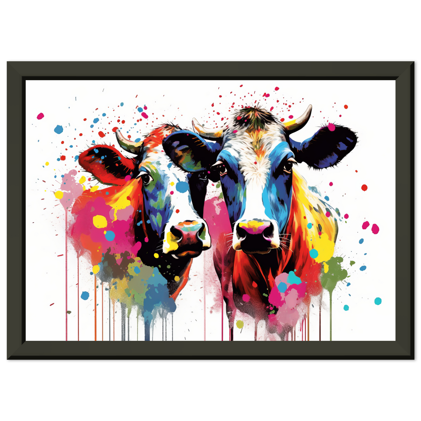 Kuh Kühe Pop-Art (COW14)