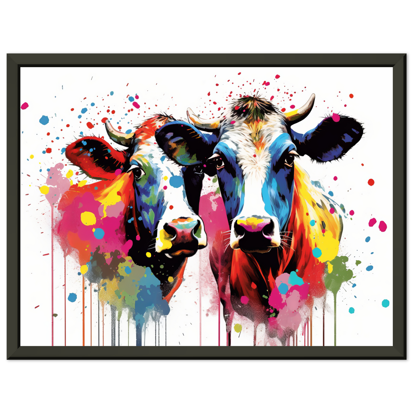 Kuh Kühe Pop-Art (COW14)