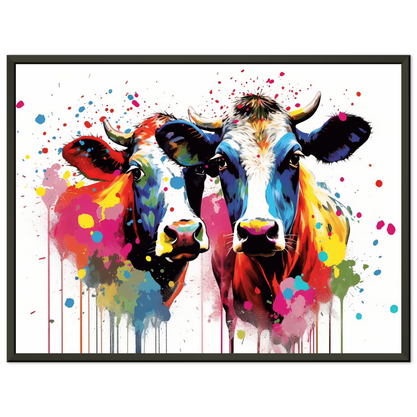 Kuh Kühe Pop-Art (COW14)