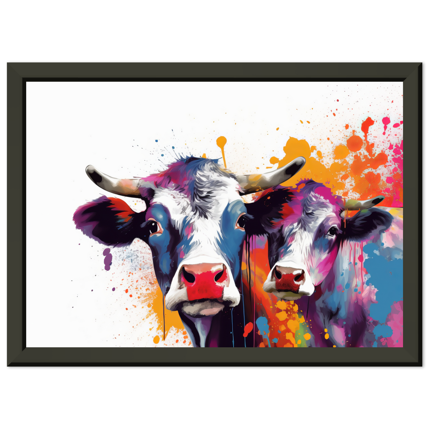 Kuh Kühe Pop-Art (COW15)