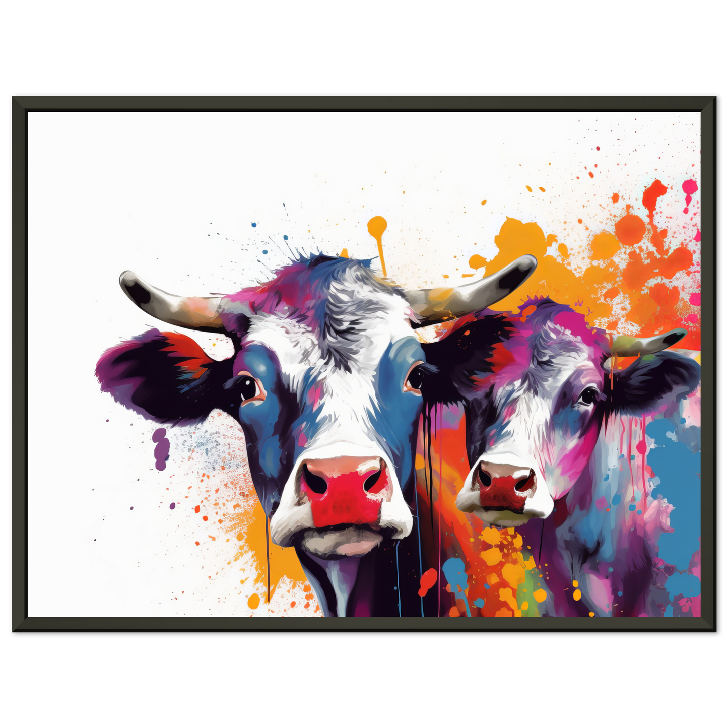 Kuh Kühe Pop-Art (COW15)