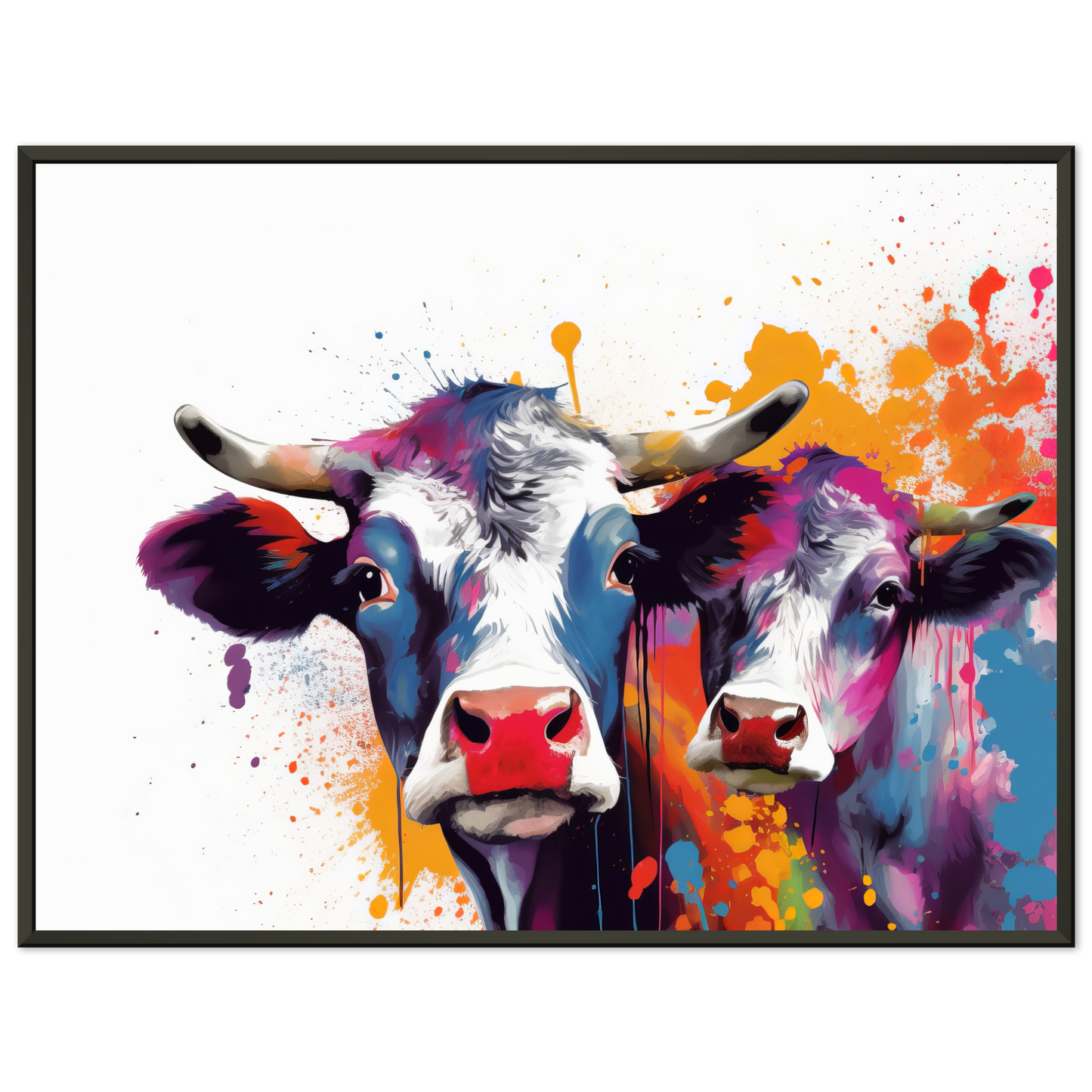 Kuh Kühe Pop-Art (COW15)
