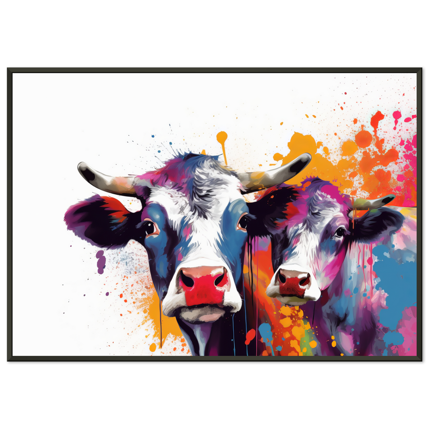Kuh Kühe Pop-Art (COW15)