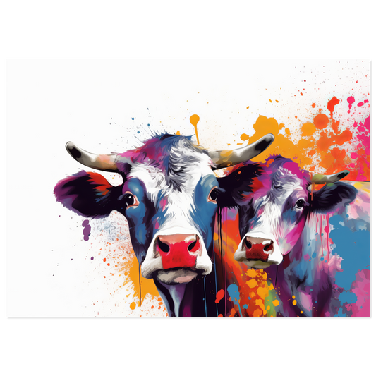 Kuh Kühe Pop-Art (COW15)