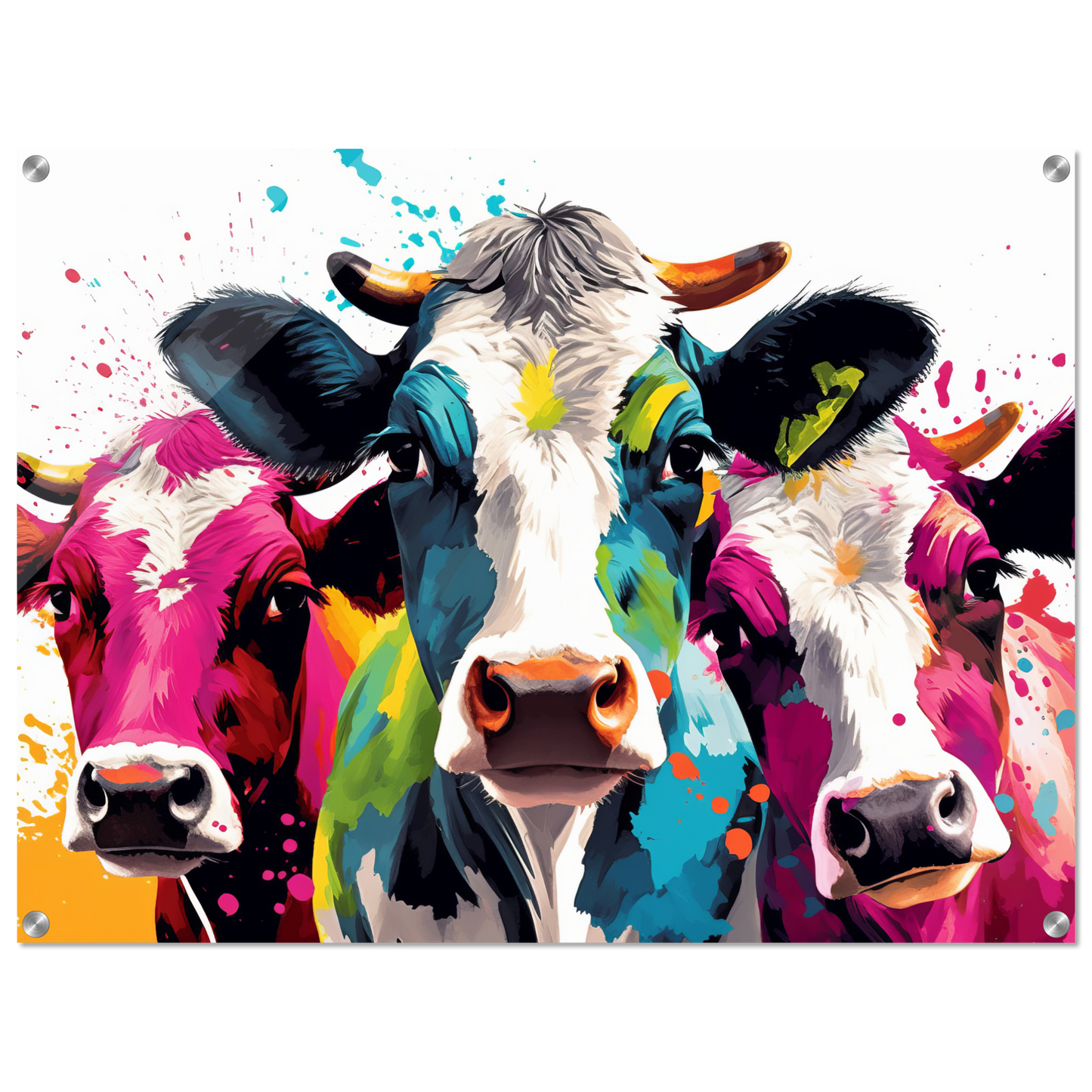 Cow cows pop art (COW16)