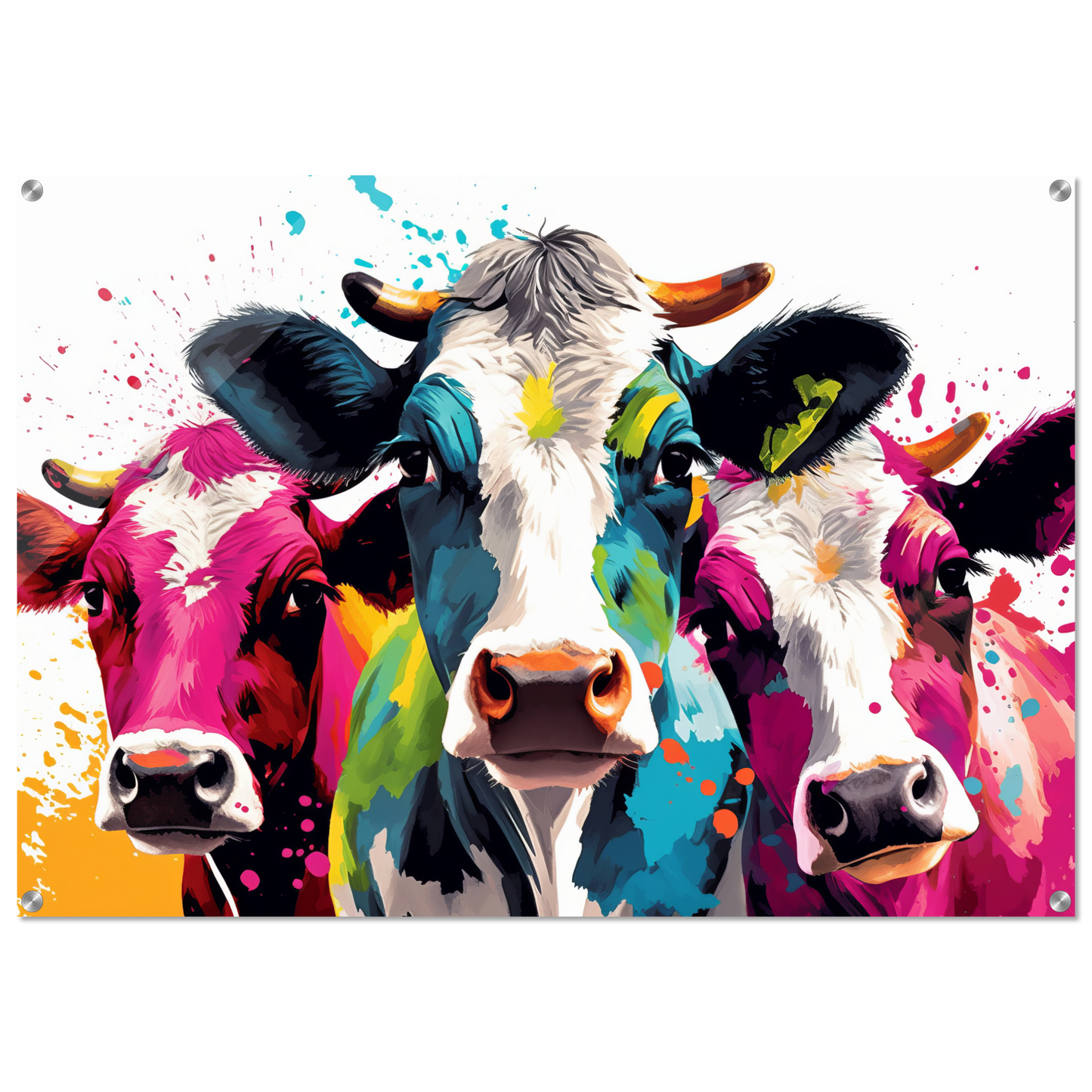 Cow cows pop art (COW16)
