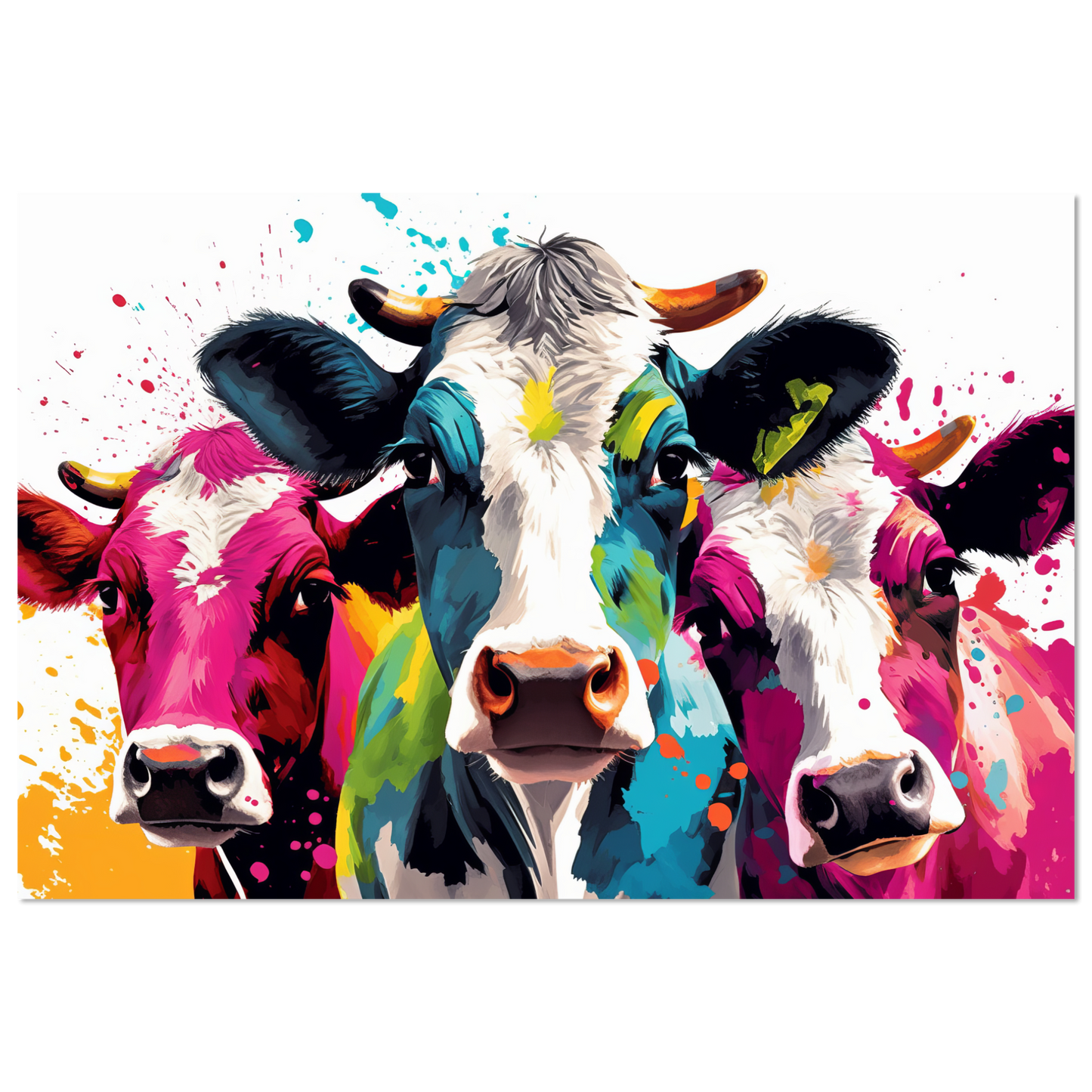 Cow cows pop art (COW16)