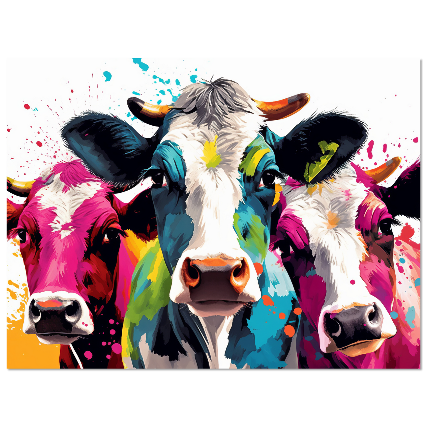 Cow cows pop art (COW16)