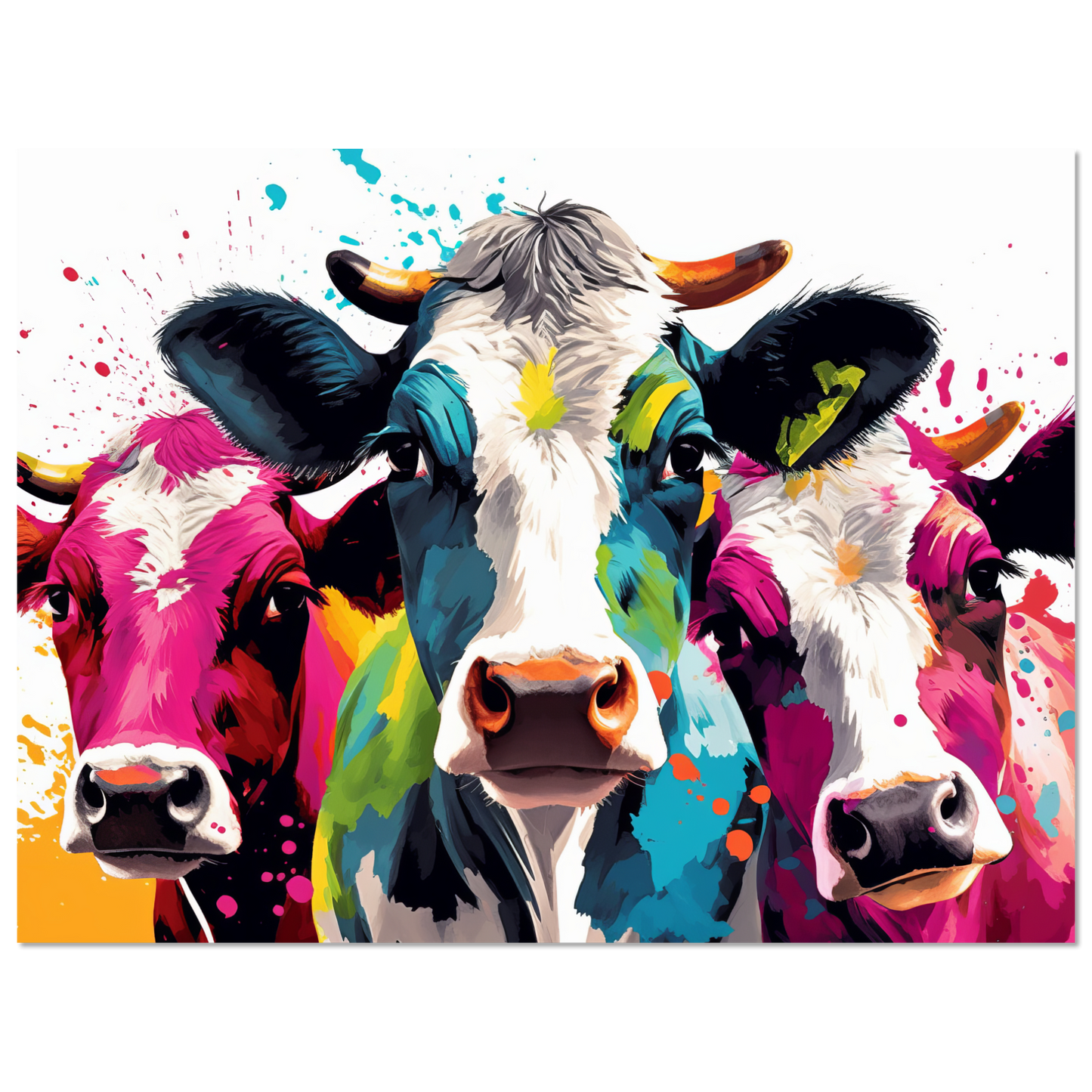 Cow cows pop art (COW16)