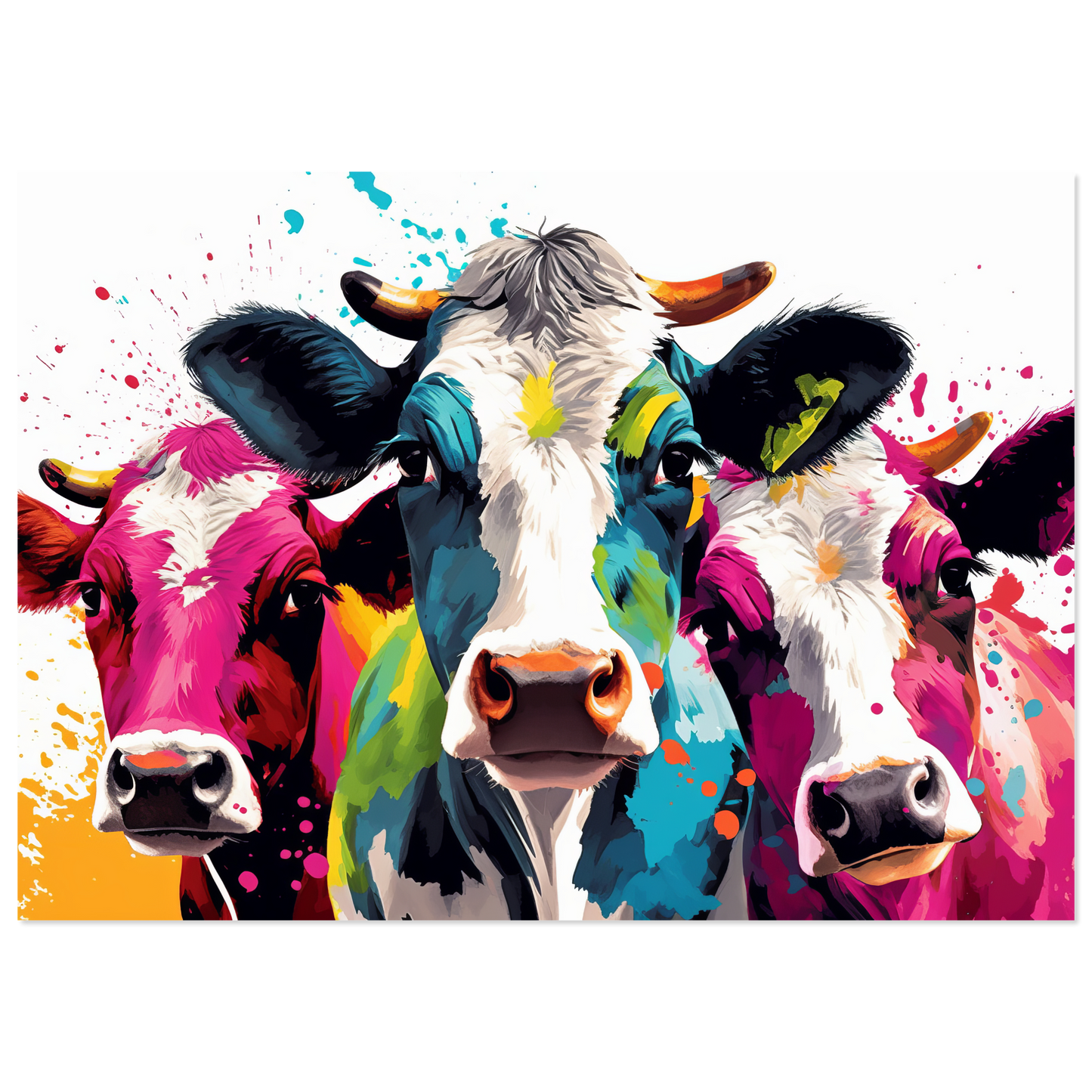 Cow cows pop art (COW16)