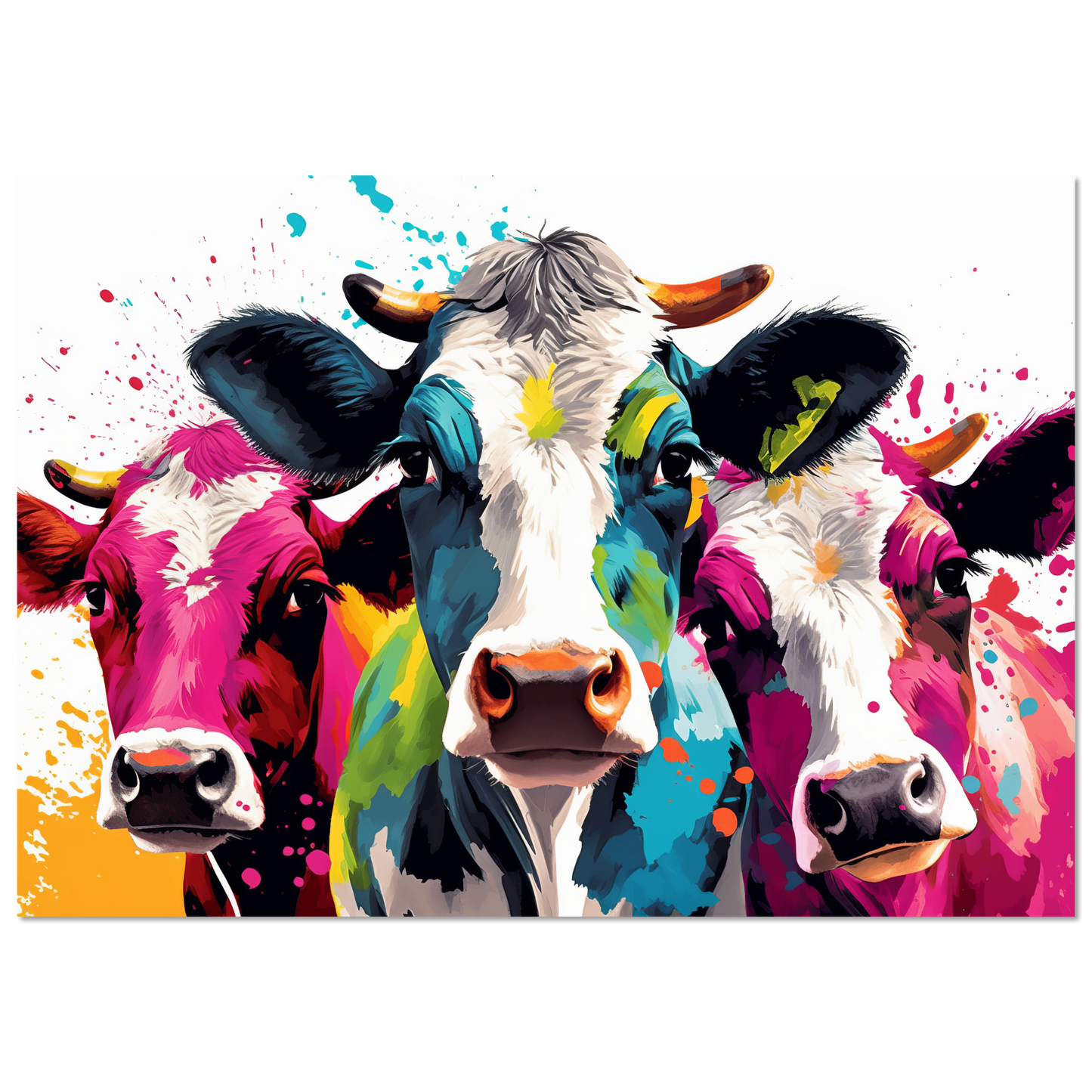 Cow cows pop art (COW16)