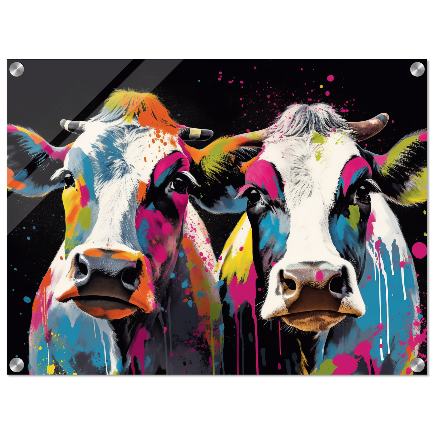 Kuh Kühe Pop-Art (COW20)