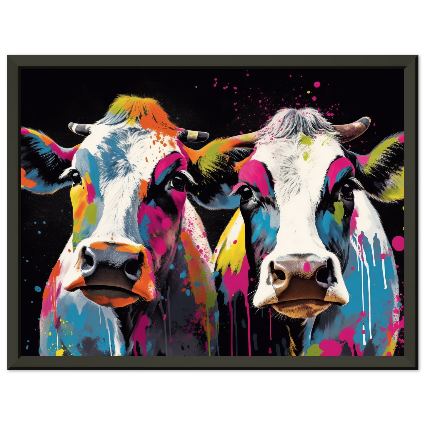 Kuh Kühe Pop-Art (COW20)