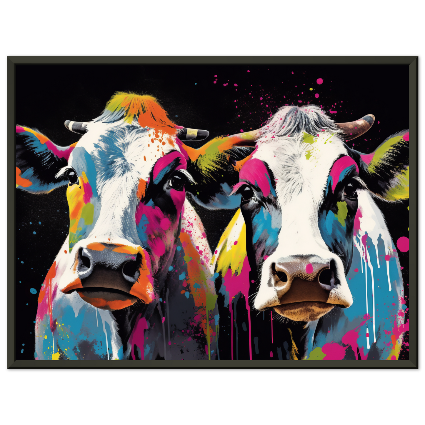 Kuh Kühe Pop-Art (COW20)