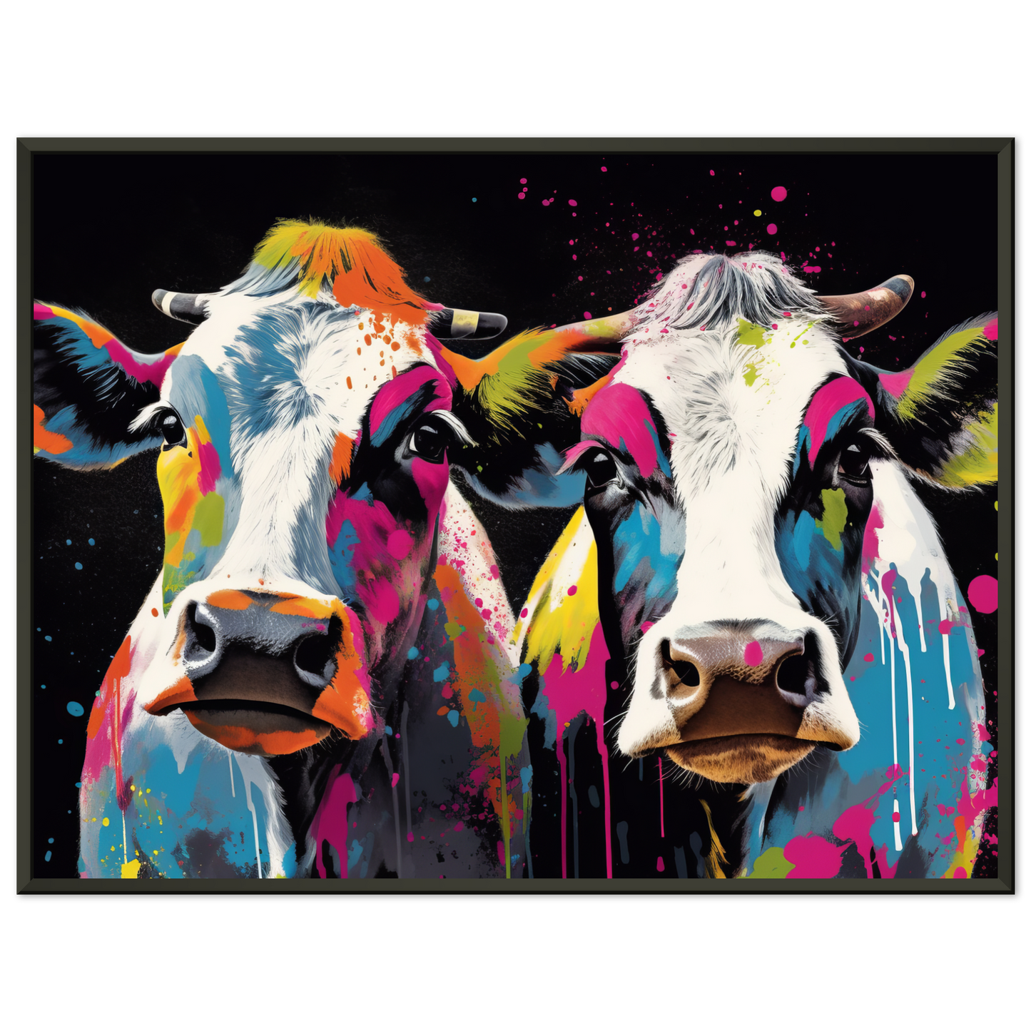 Kuh Kühe Pop-Art (COW20)