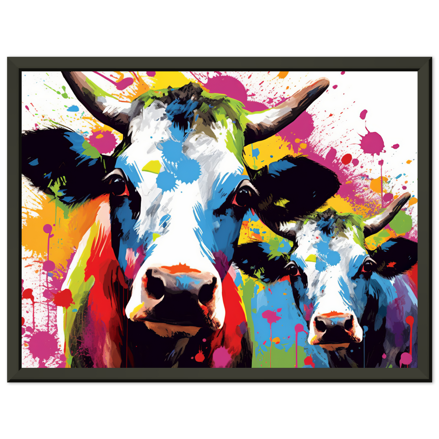 Kuh Kühe Pop-Art (COW21)