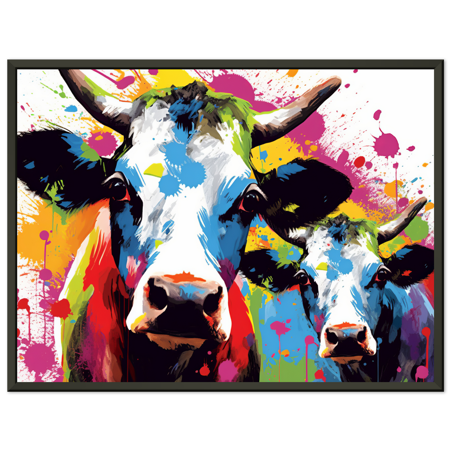 Kuh Kühe Pop-Art (COW21)
