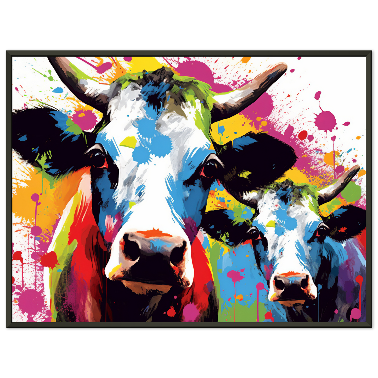 Kuh Kühe Pop-Art (COW21)