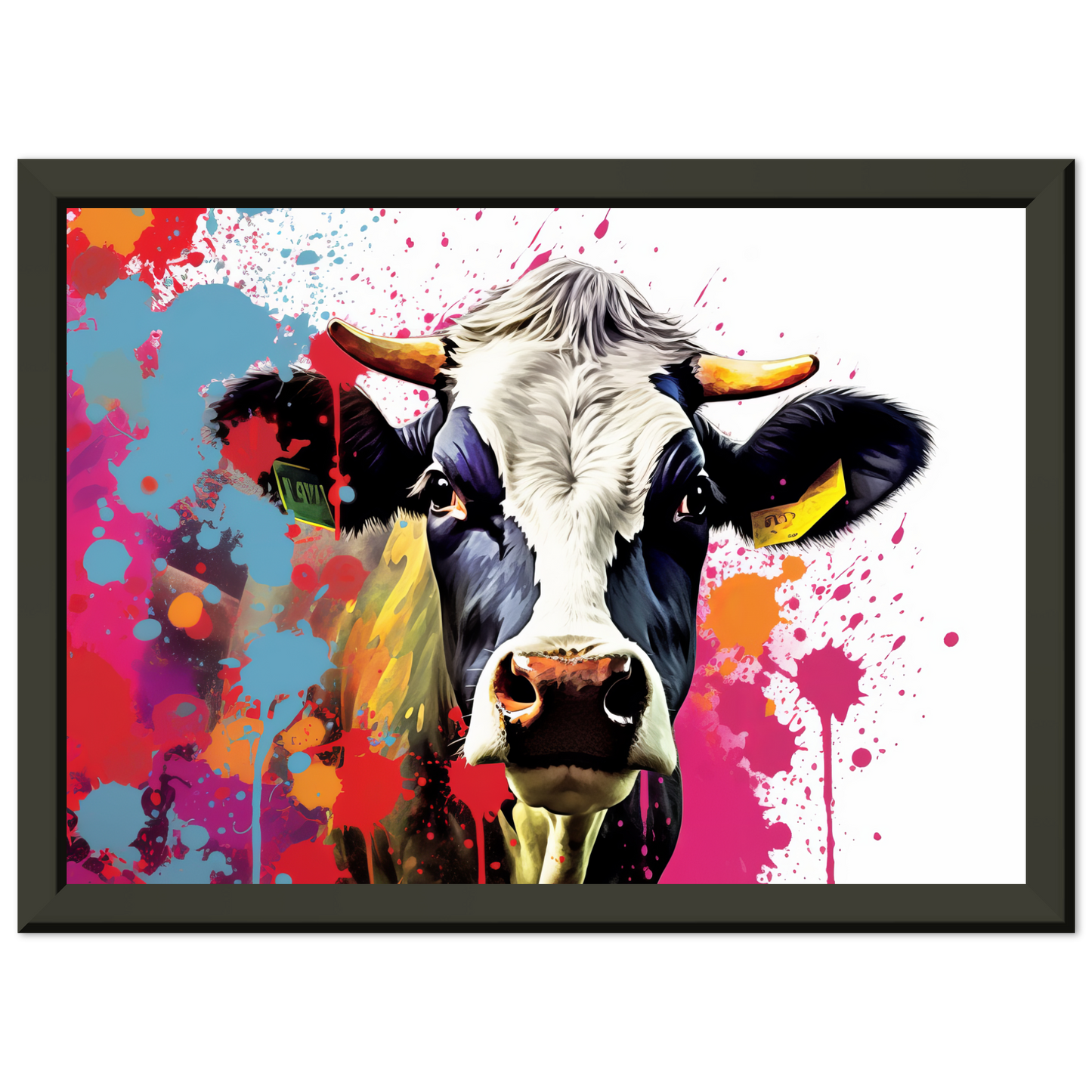 Kuh Kühe Pop-Art (COW22)