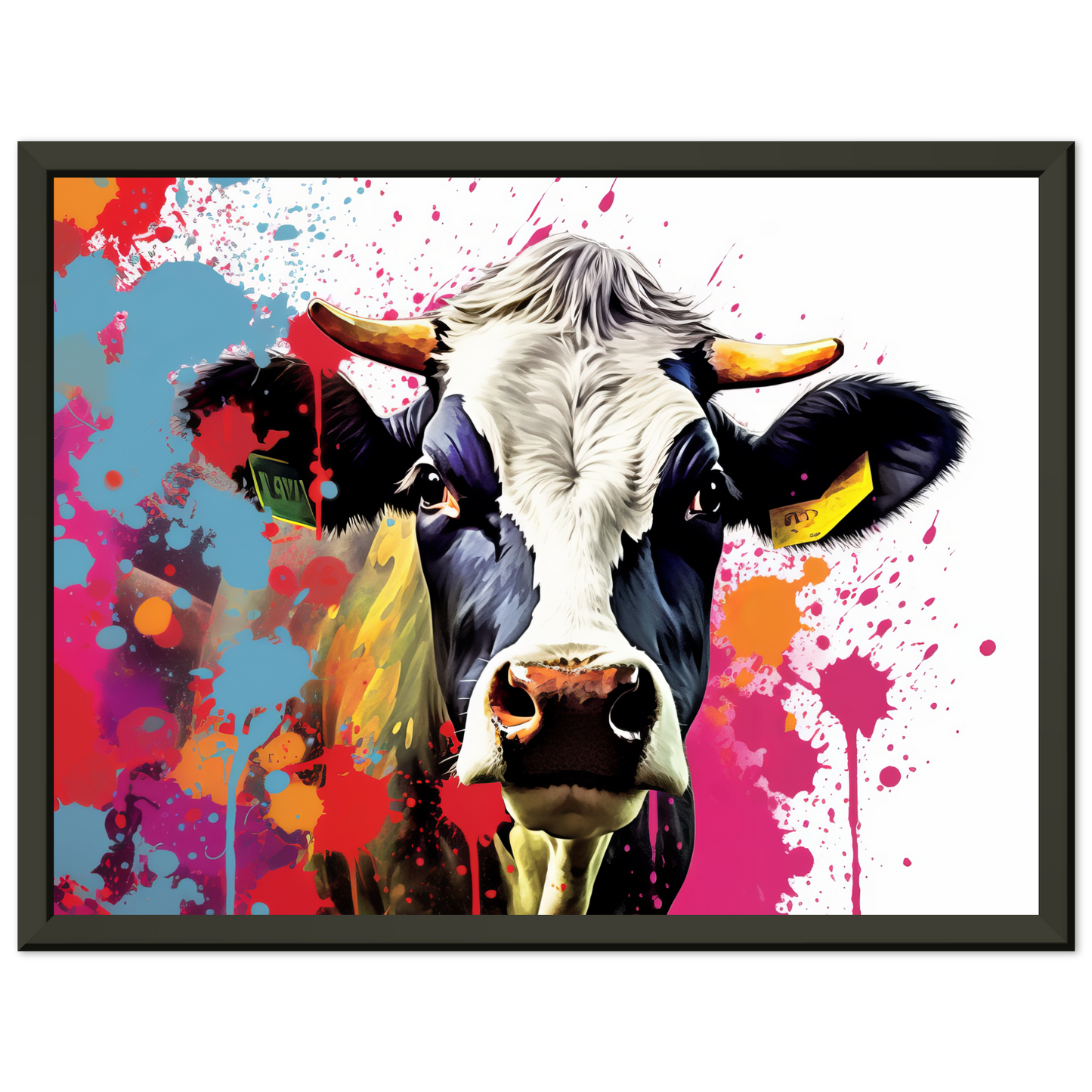Kuh Kühe Pop-Art (COW22)