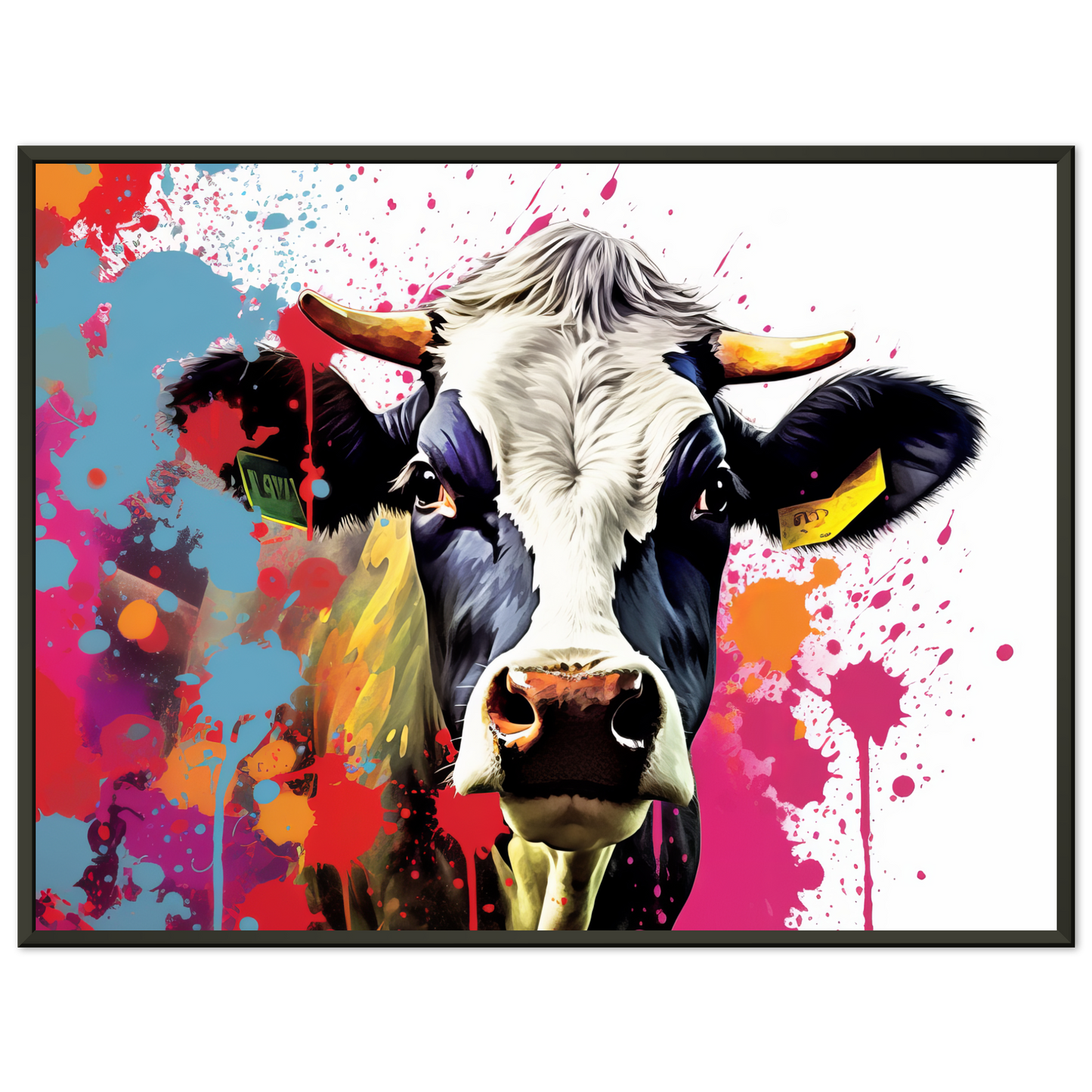 Kuh Kühe Pop-Art (COW22)
