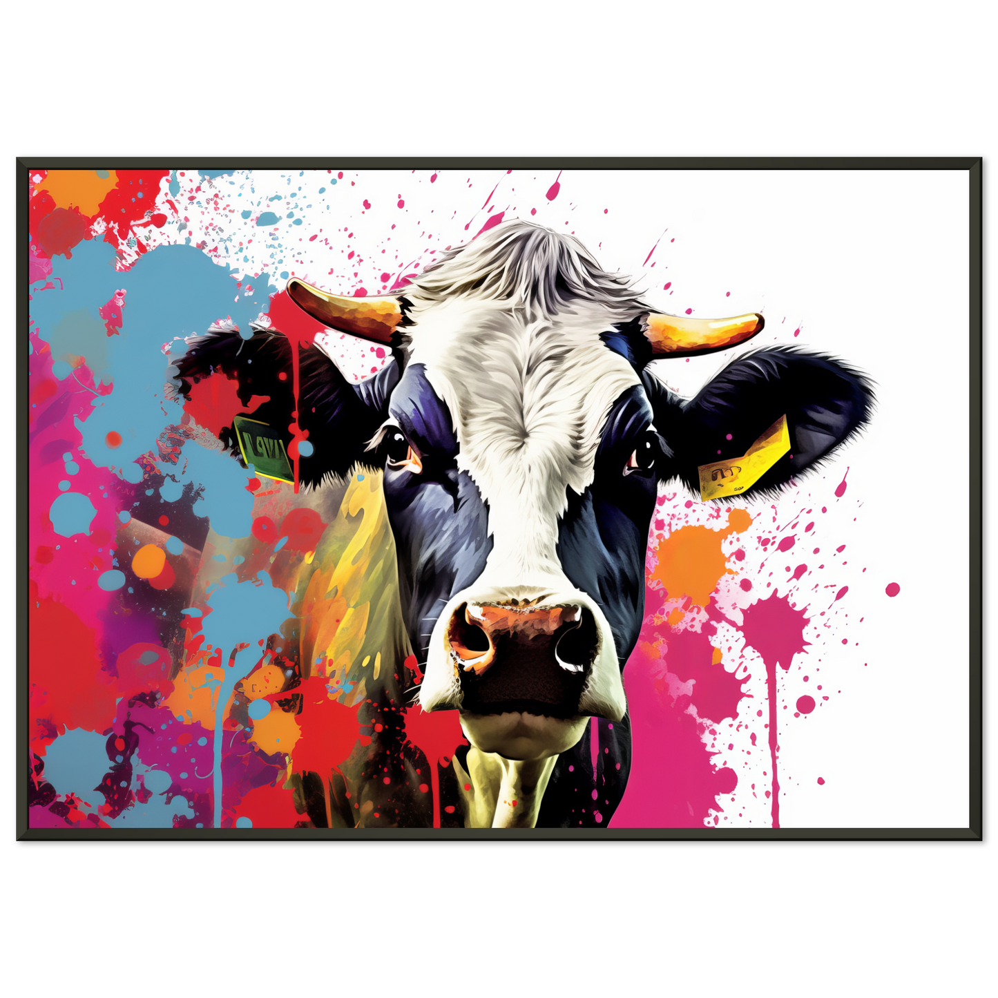 Kuh Kühe Pop-Art (COW22)