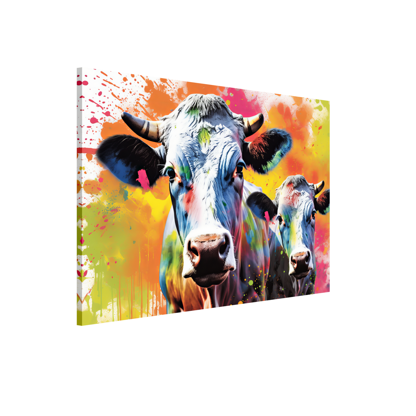 Kuh Kühe Pop-Art (COW24)