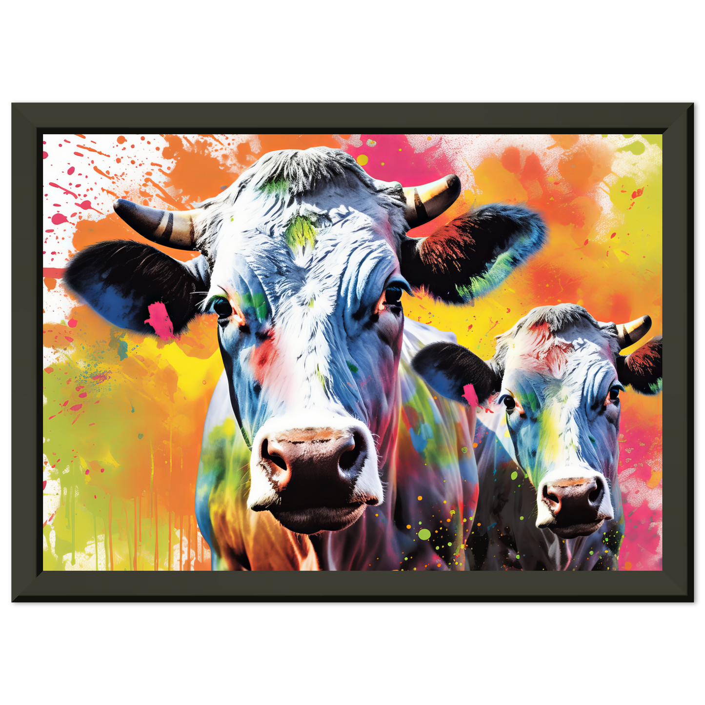 Kuh Kühe Pop-Art (COW24)