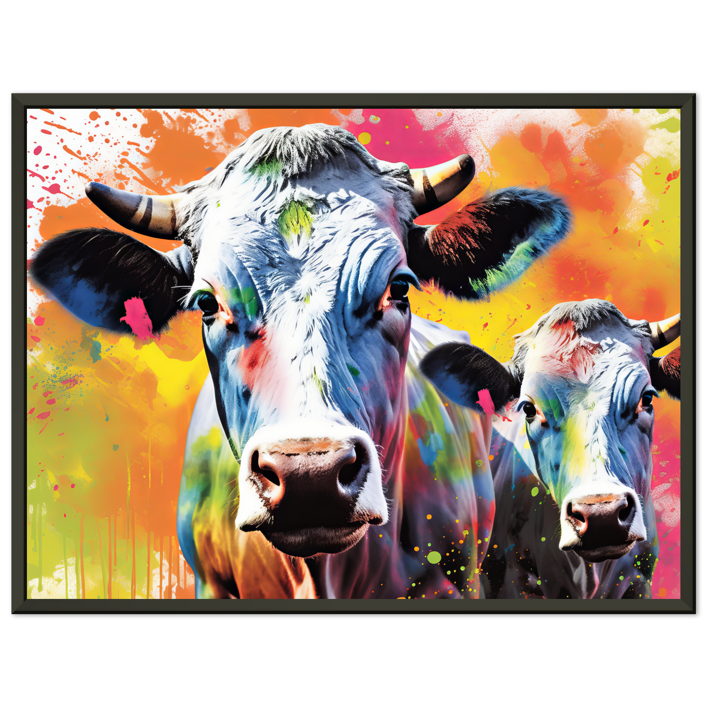 Kuh Kühe Pop-Art (COW24)