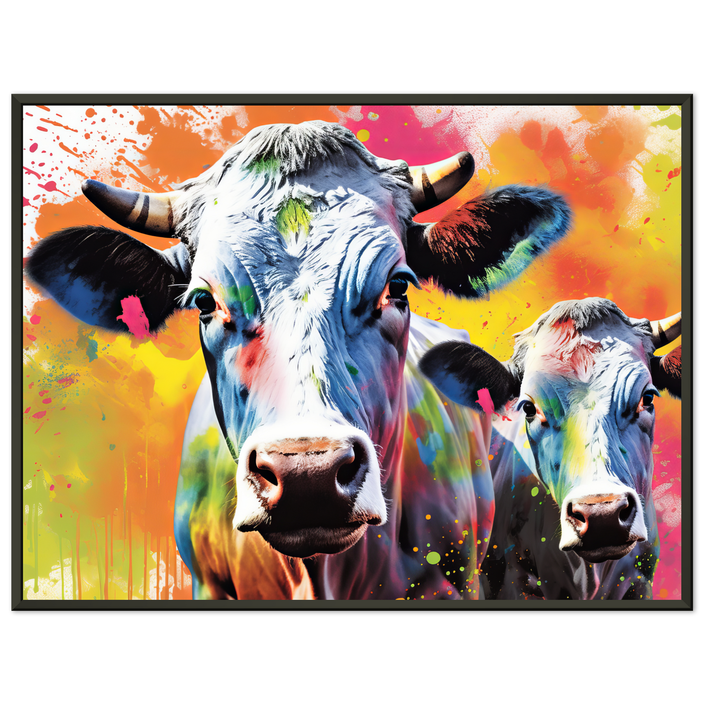 Kuh Kühe Pop-Art (COW24)