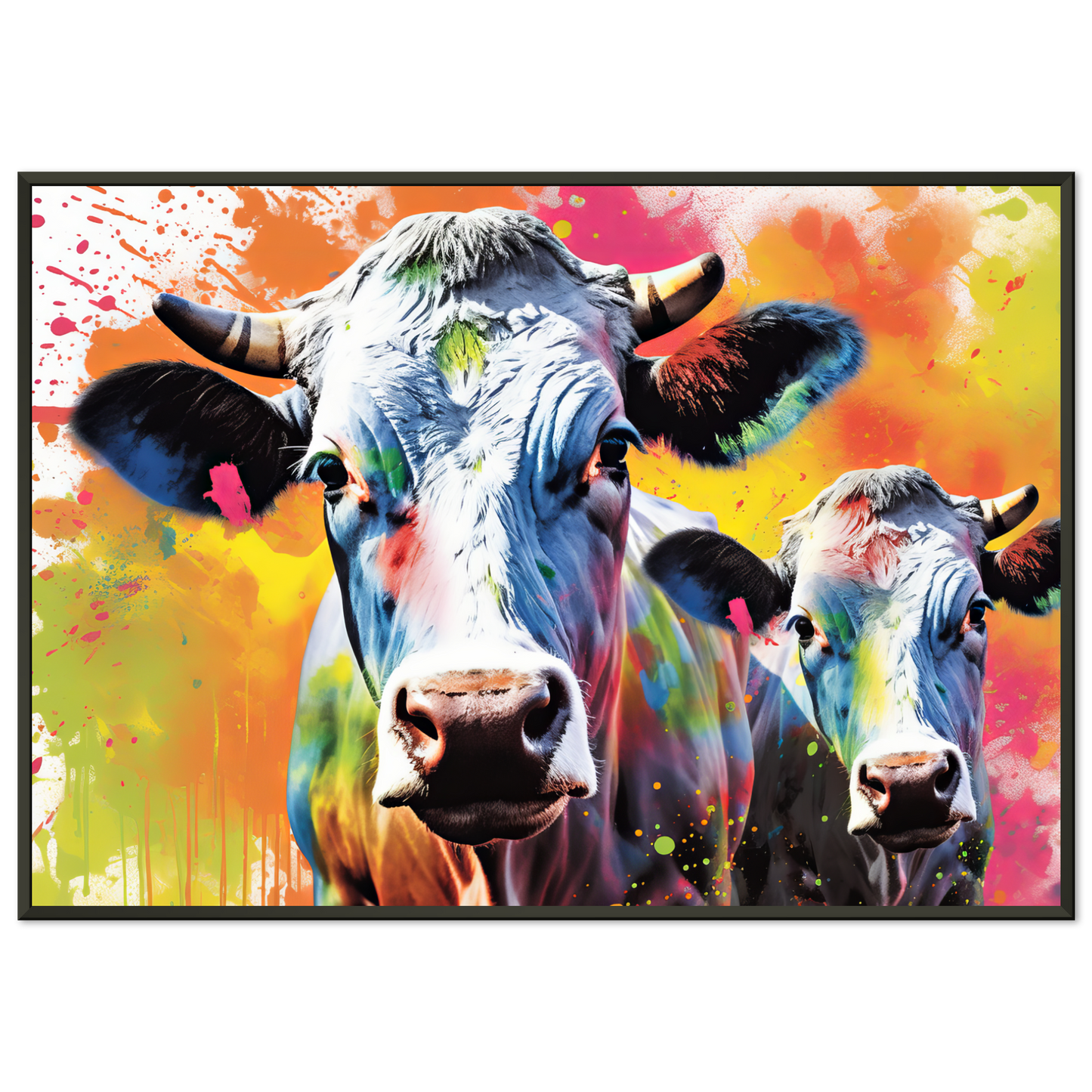 Kuh Kühe Pop-Art (COW24)